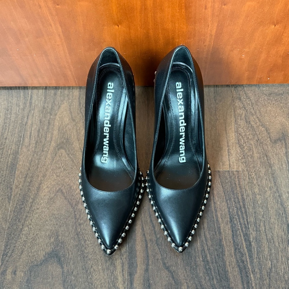 Alexander Wang Black Studded Heels